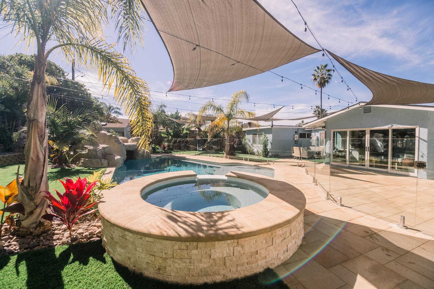 Family Resort with Pool, Slide & Guest House — Carlsbad, CA — vacation rental