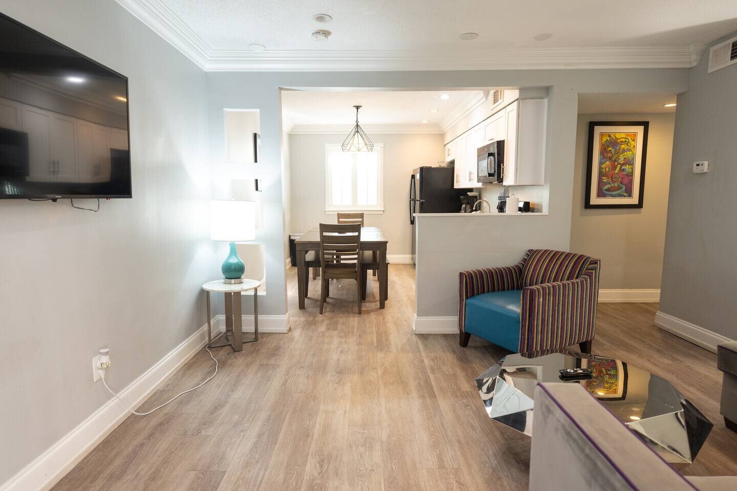 Open layout for easy stays