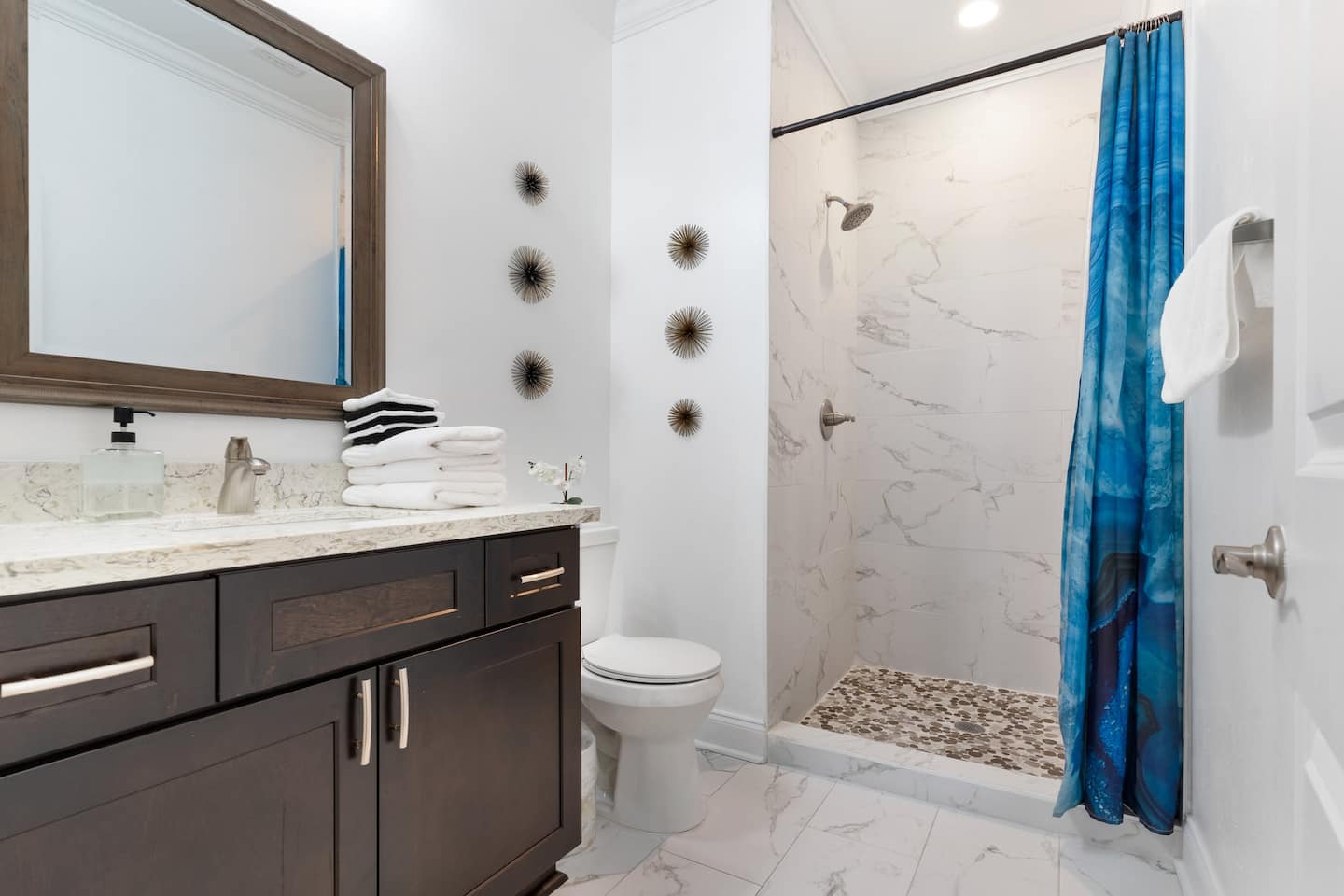 Second bathroom with walk-in shower!