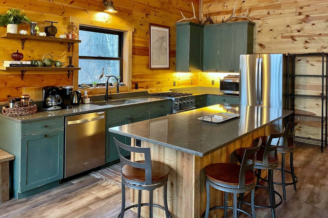 The gourmet kitchen has everything you'll need to enjoy meals in the ...