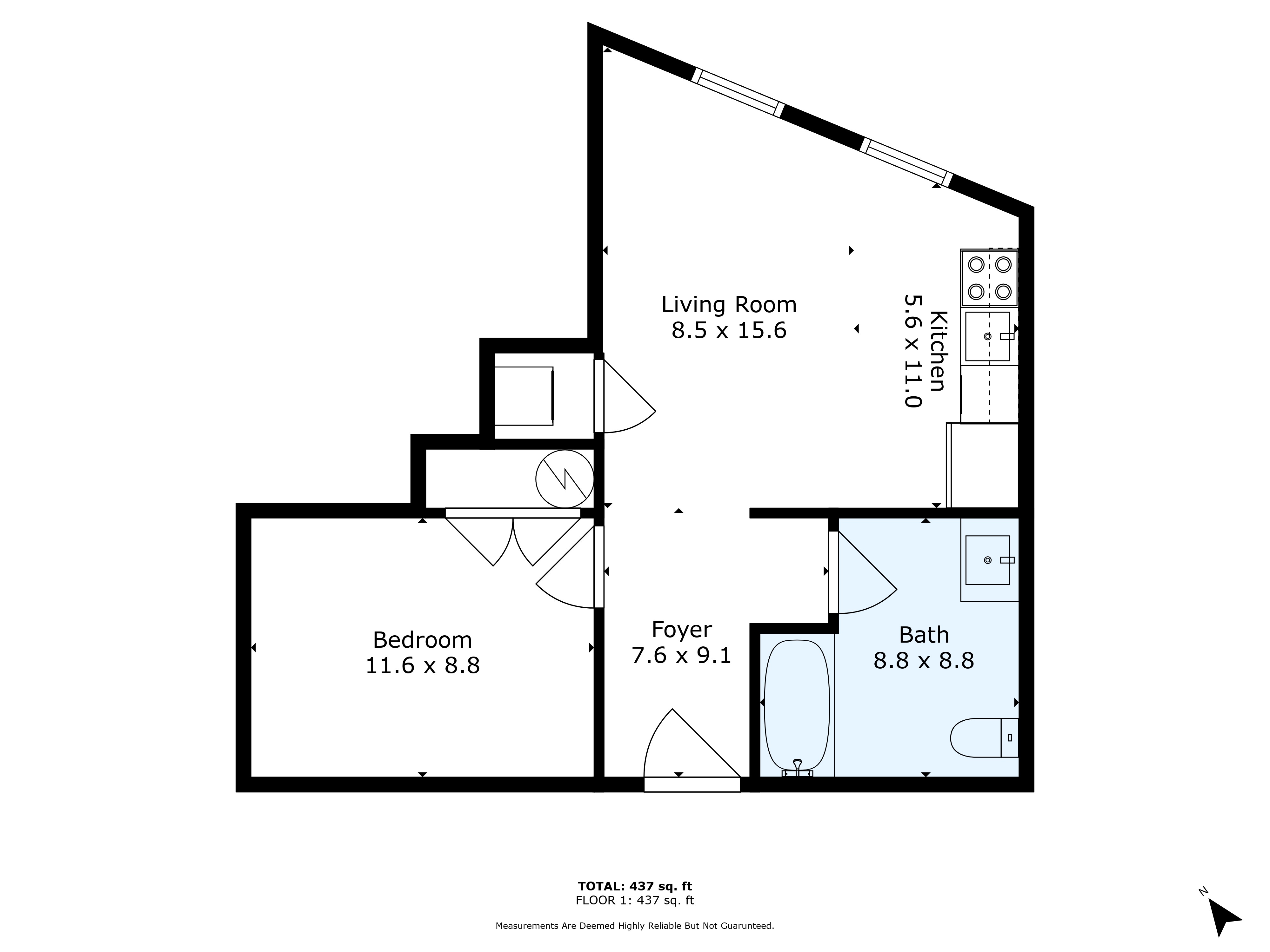 Unit 1 floorplan