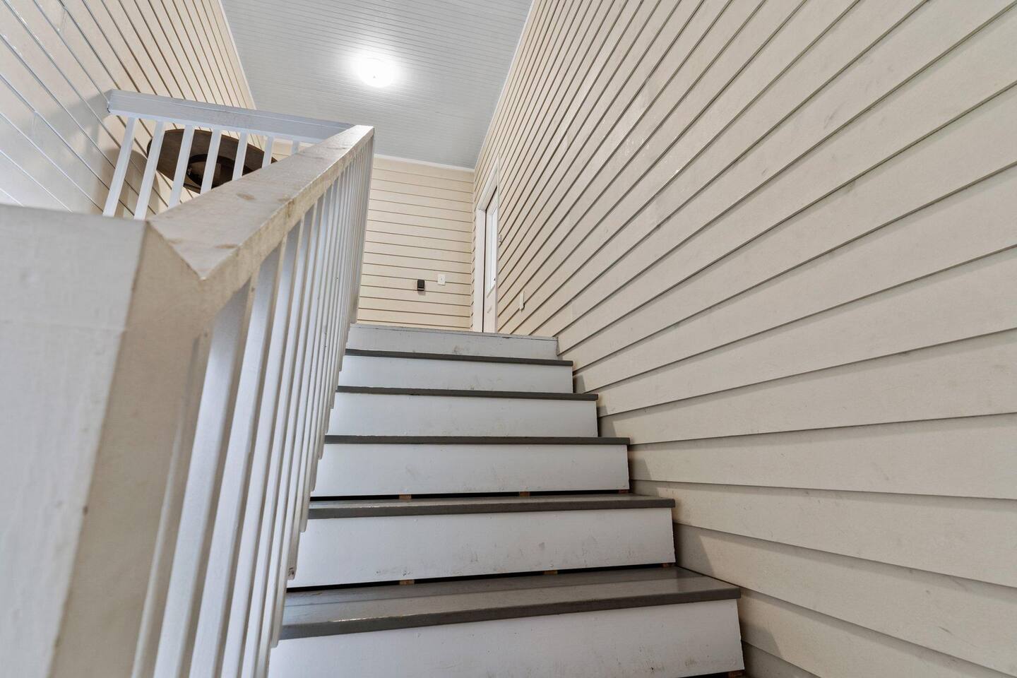 stairs leading up to the unit