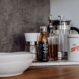 Coffee Supreme, glass coffee plunger and coffee-making supplies at Two One Two