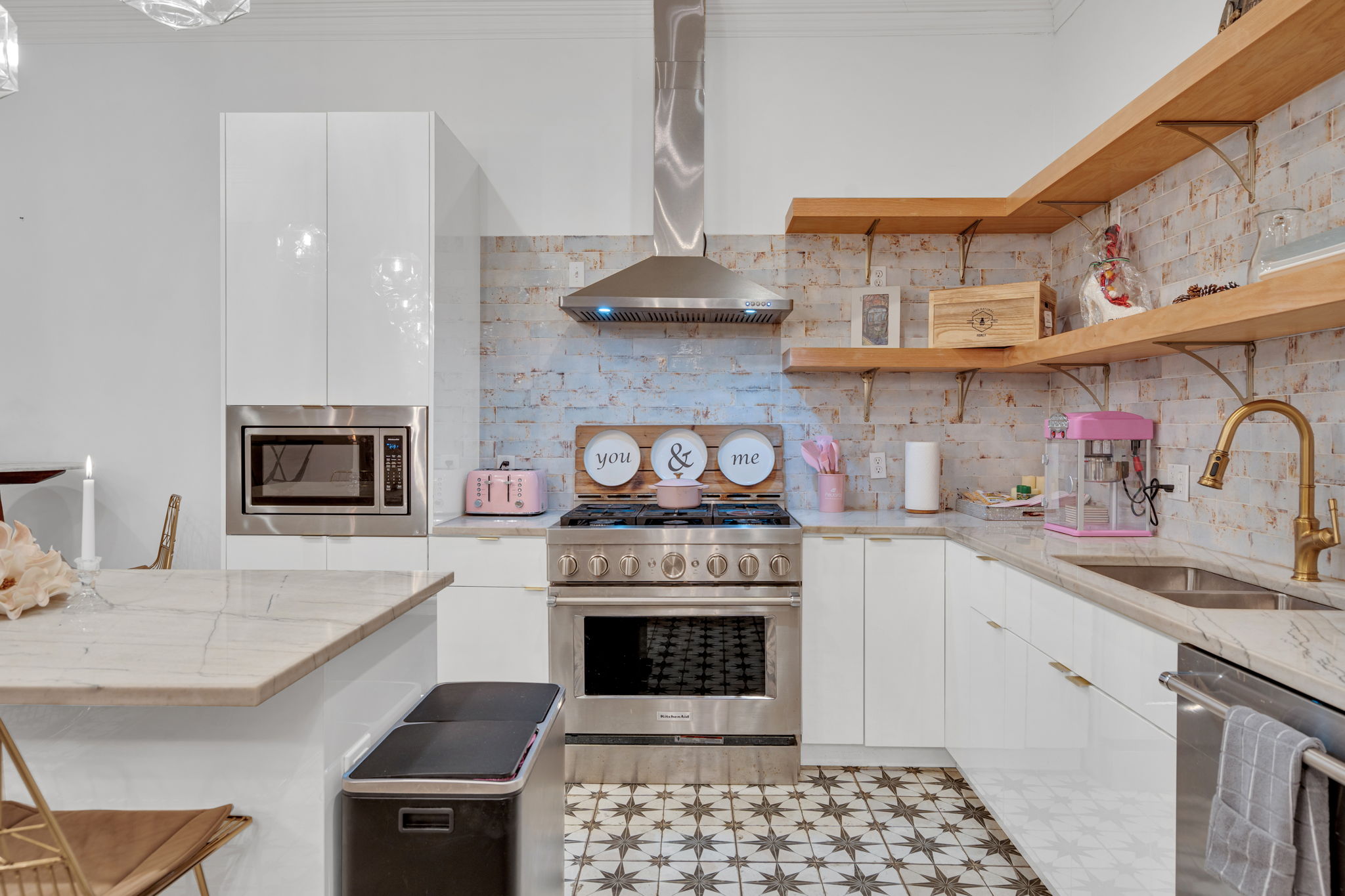 Modern kitchen for easy meals