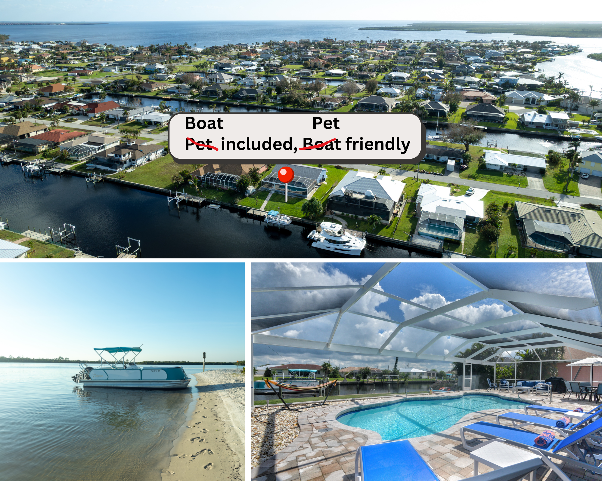 Heated Pool And Sup Boards - Charming Waterfront Retreat - Port Charlotte, FL