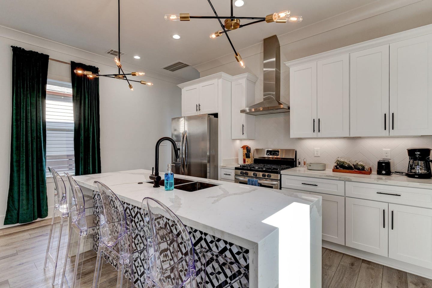 Have you ever heard cooking on a gas stove is much better? It's true! Just don't forget to turn the vent on when cooking!