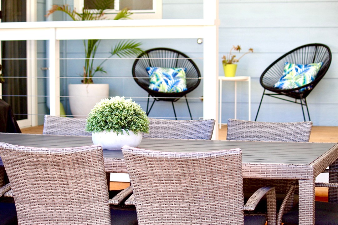 Upgraded outdoor deck and pergola with BBQ and alfresco dining