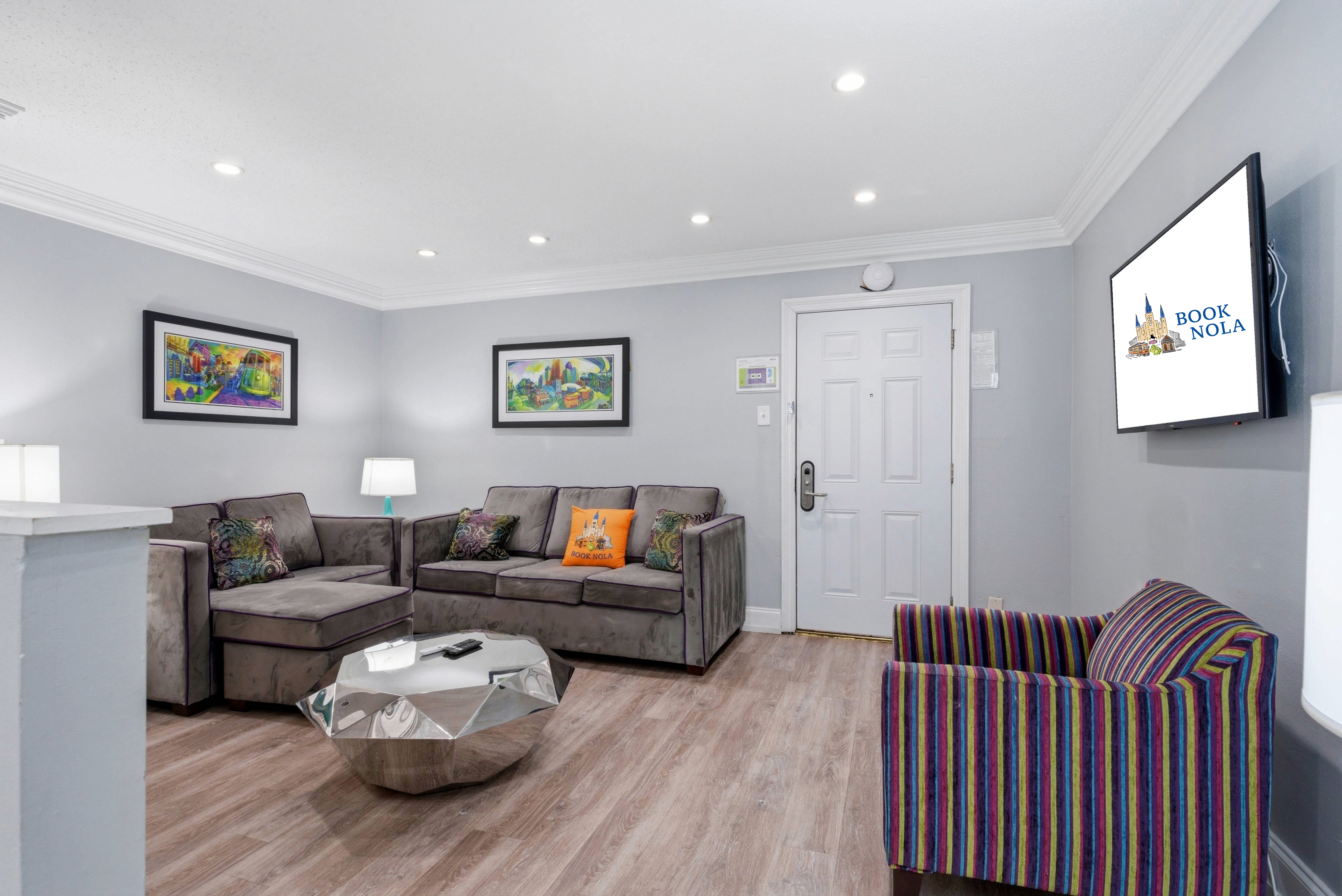 Open living space for easy unwinding