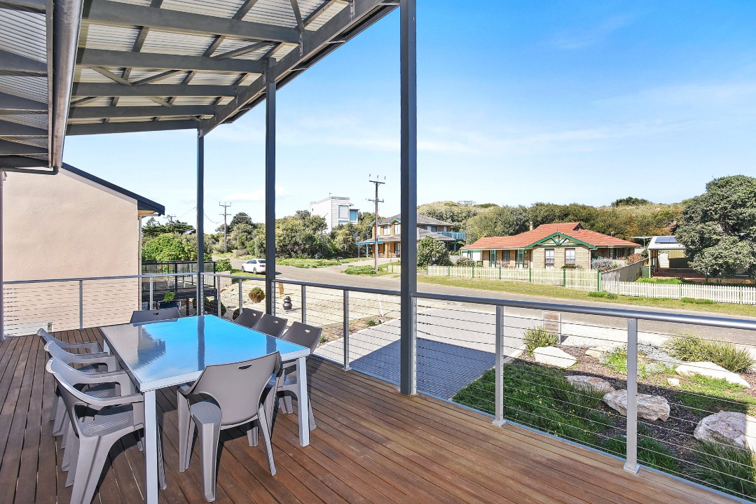 Entertainer’s Dream. Extensive balcony with views and sea breeze, perfect for alfresco dining.