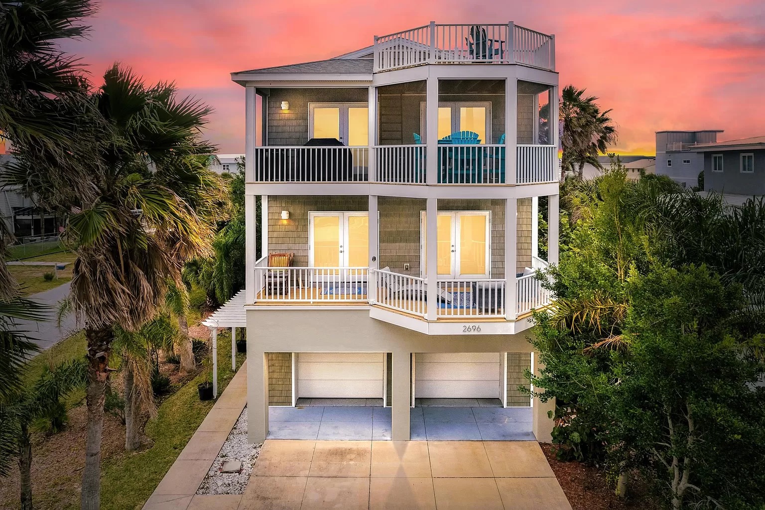 Oceanscape | Ocean View Oasis | Pool & Golf Cart — St. Augustine, FL — vacation rental