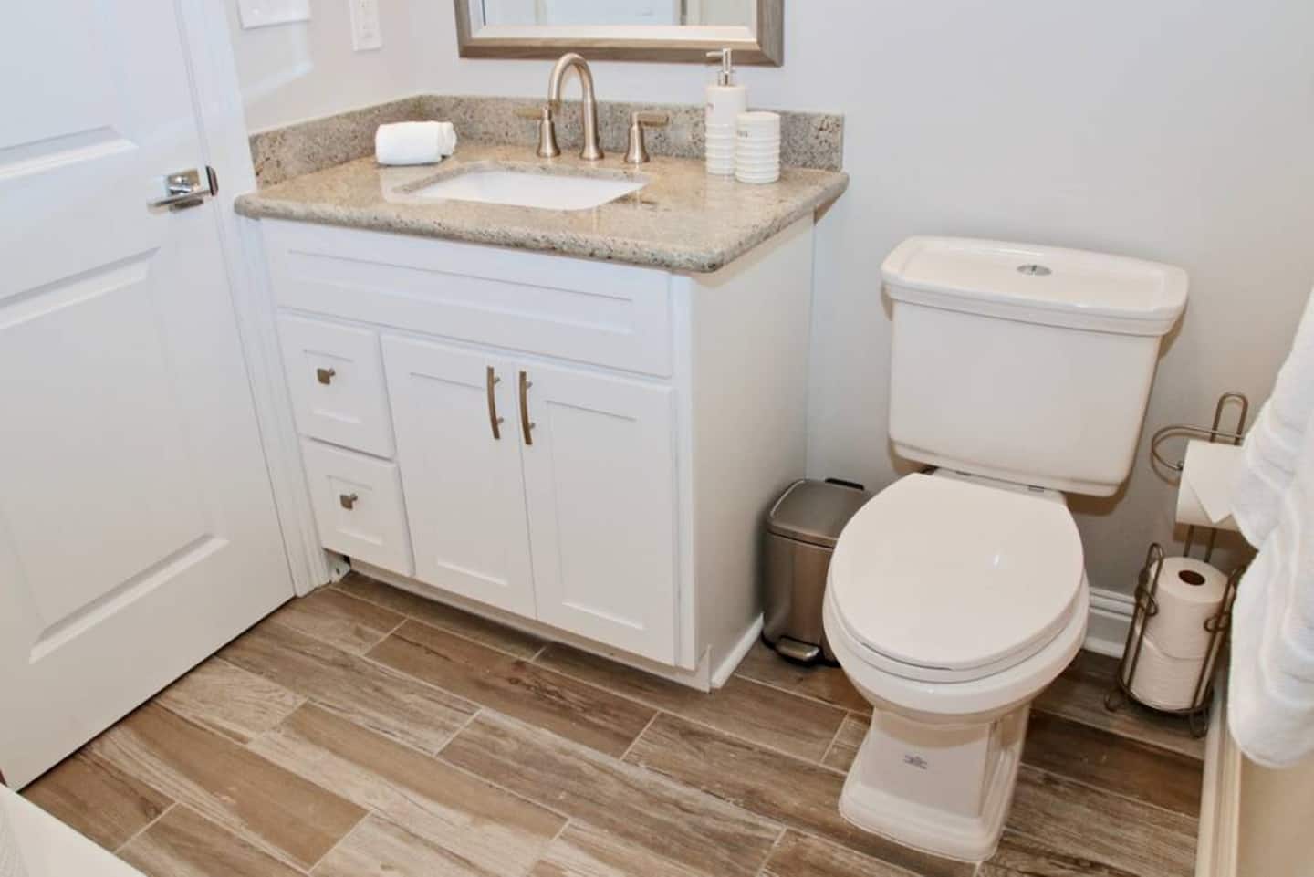 Pristine bathroom, ready for use! | Second Hall Bathroom Sink and Toilet