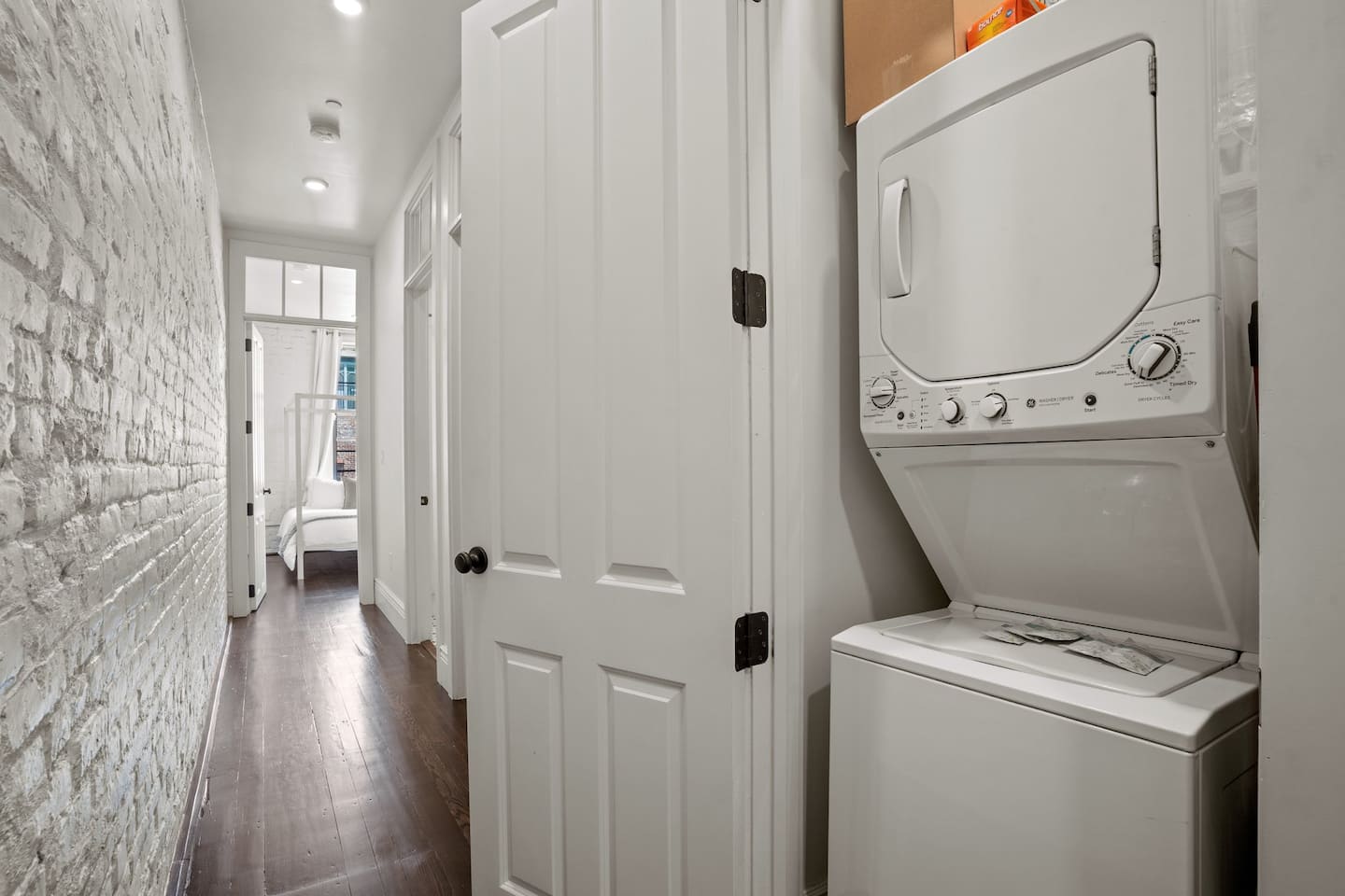 Washer and dryer in the unit
