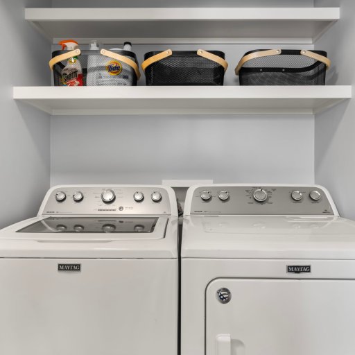In-unit washer and dryer