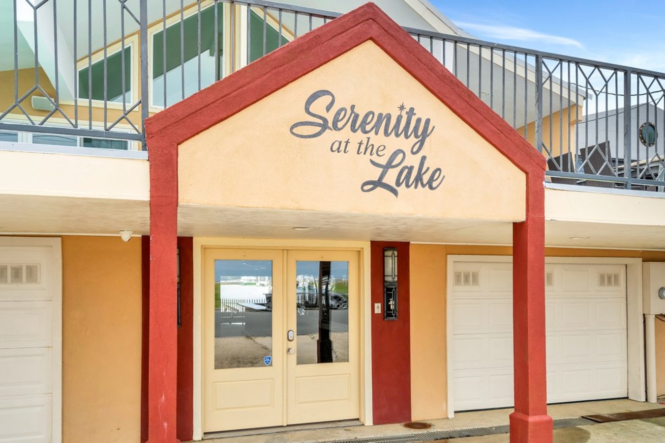 Serenity at the Lake entrance.