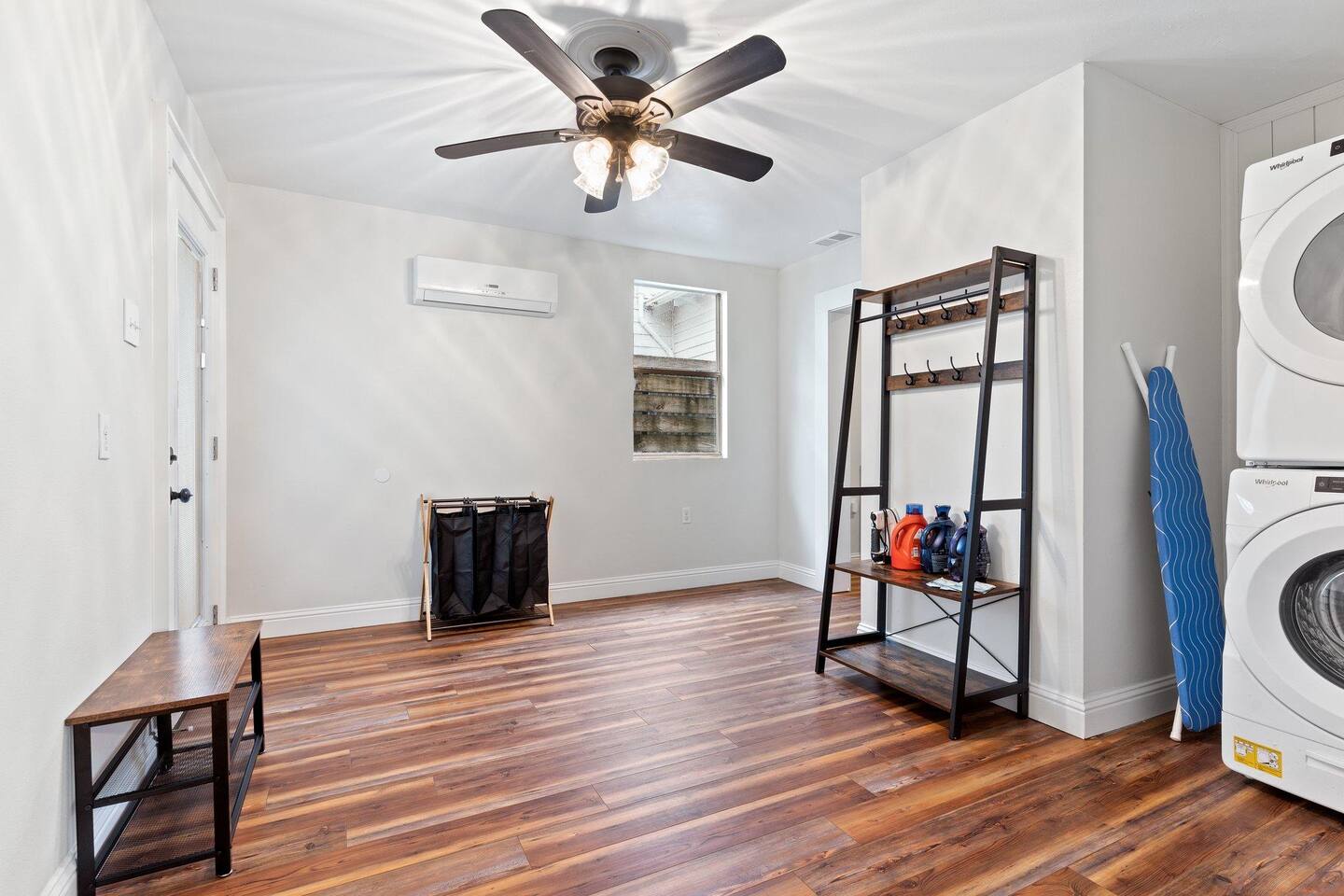 washer and dryer on site