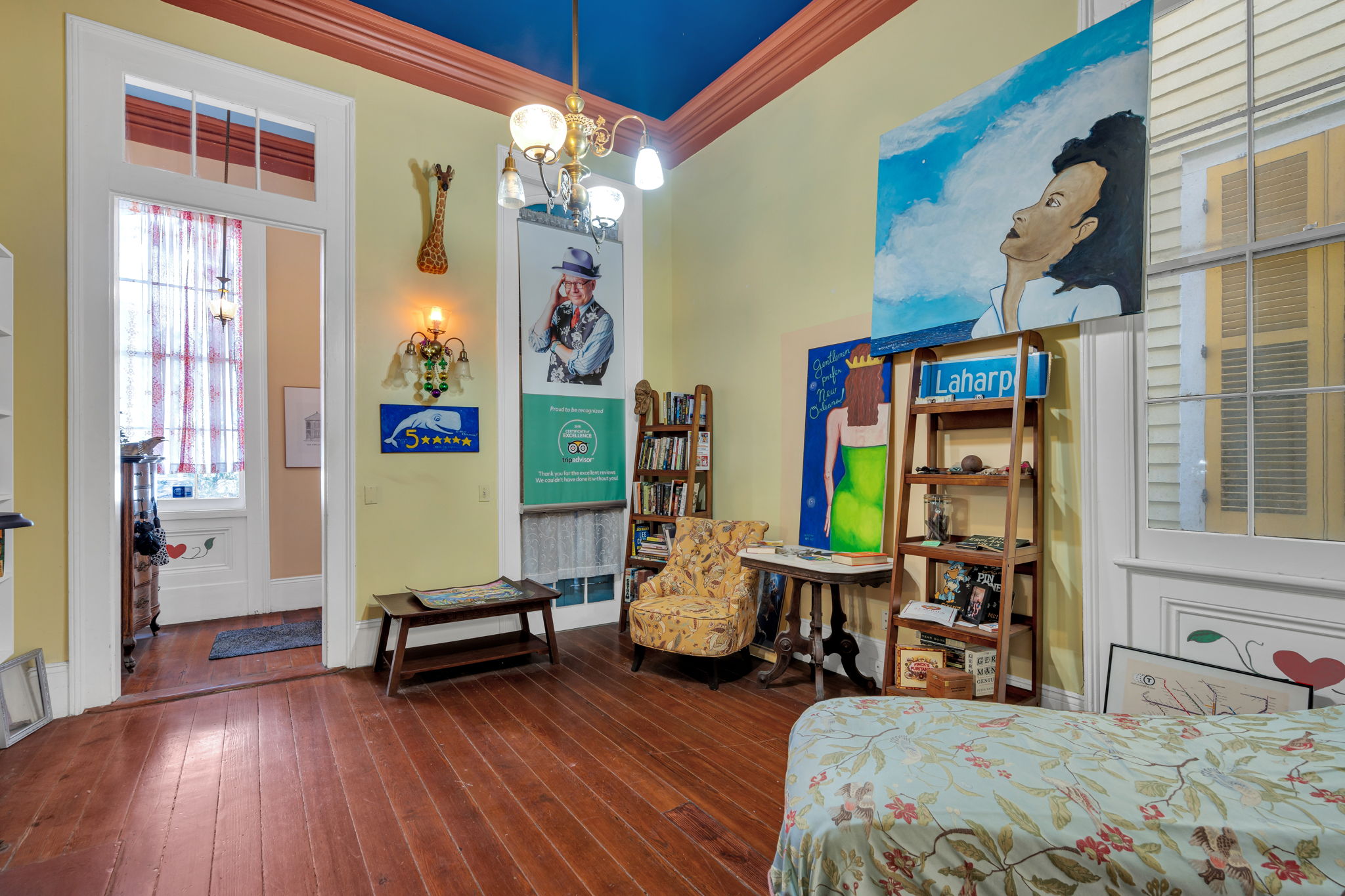 Vibrant bohemian room