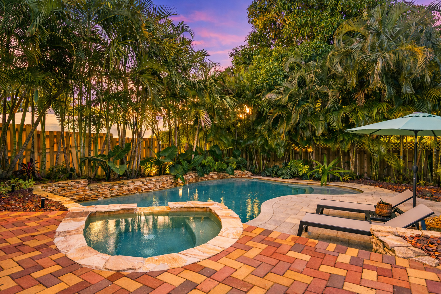 Stylish Pool Retreat + Guest House Near Beach — West Palm Beach, FL — vacation rental