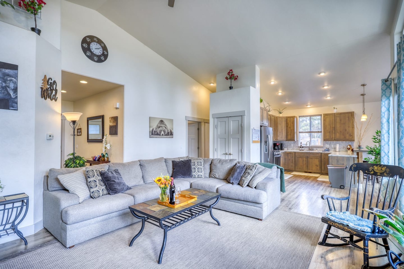 Living Room Area of Kitchen