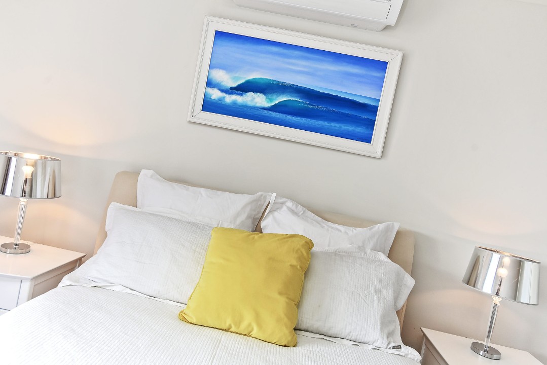 Three spacious bedrooms, each furnished with luxurious Queen beds for ultimate comfort