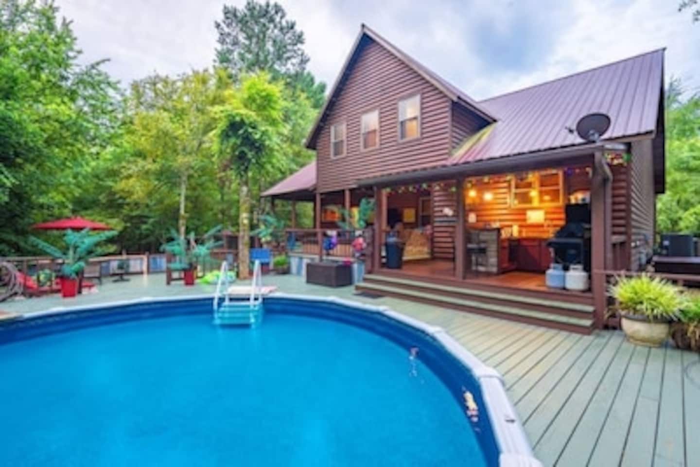 Country Cabana -Swimming Pool/hot Tub/sleeps 10 - Broken Bow, OK
