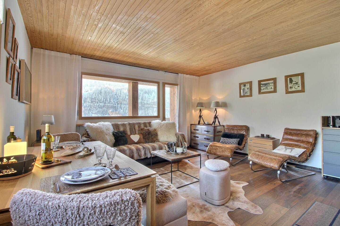Cocoon, cozy & chic, free parking in Champéry, Valais