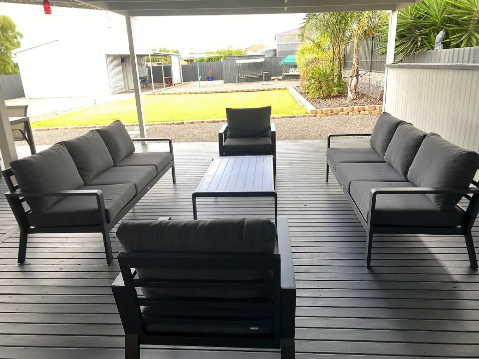 Undercover Outdoor Entertaining Area
Includes a gas BBQ, ample seating, and a dining area for alfresco meals year-round