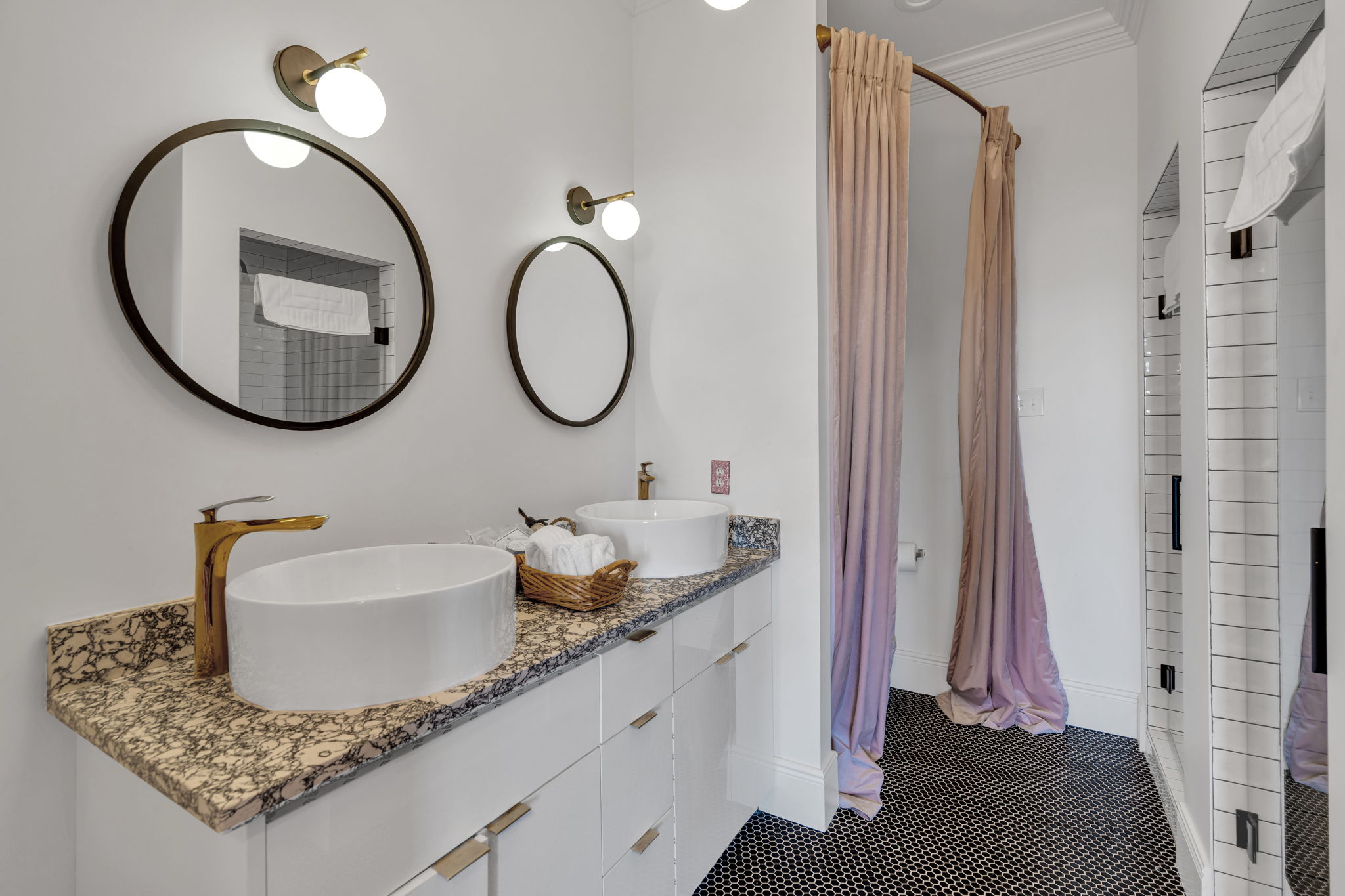 Double-sink vanity for easy mornings