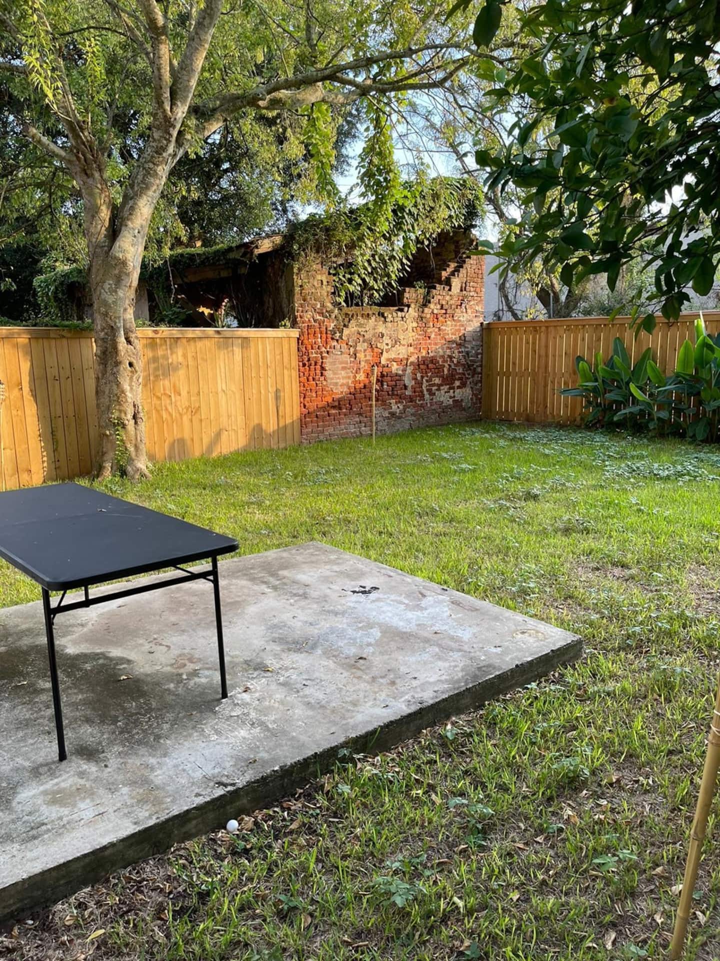 outdoor space, perfect for enjoying the New Orleans weather