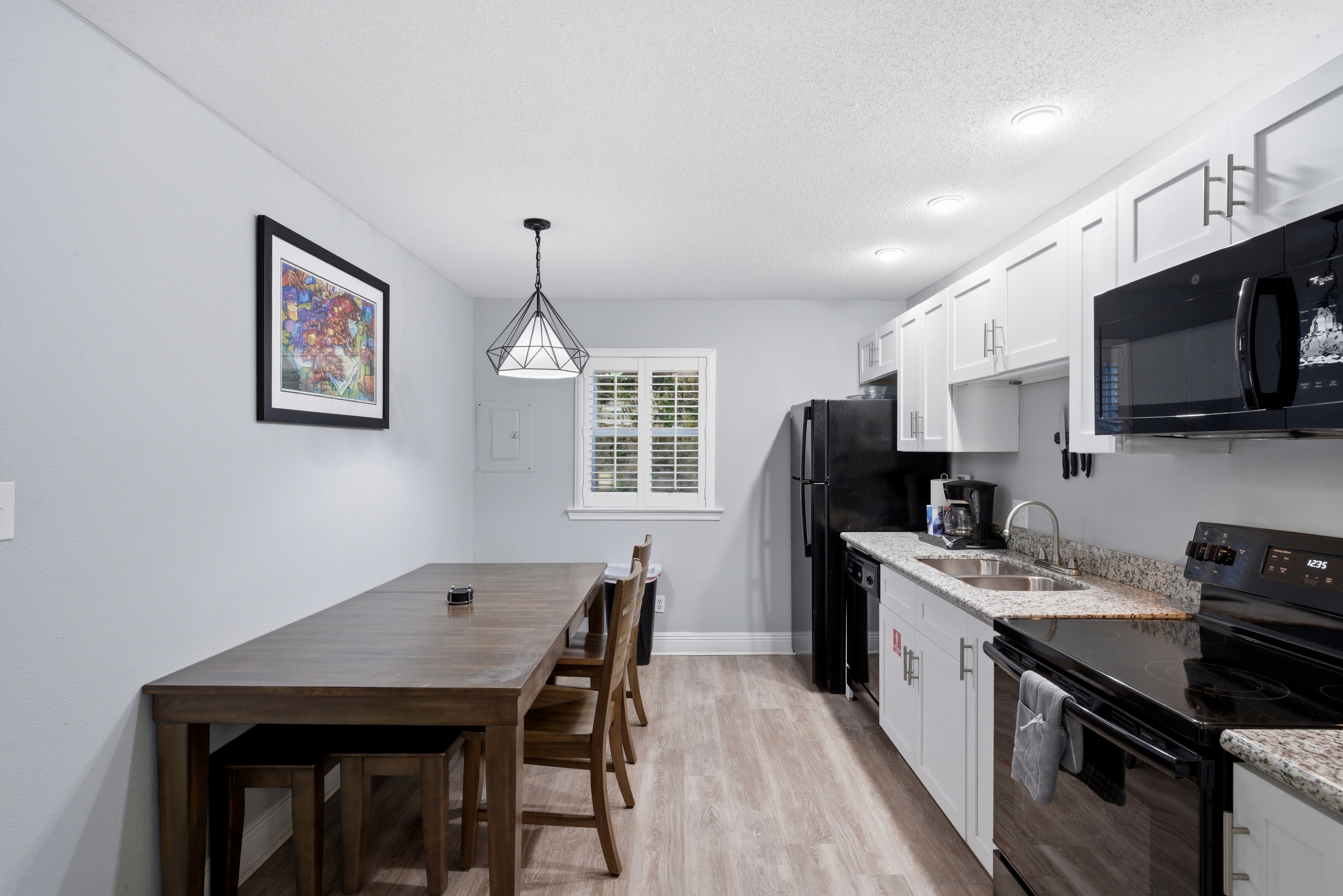 Dining space for casual gatherings