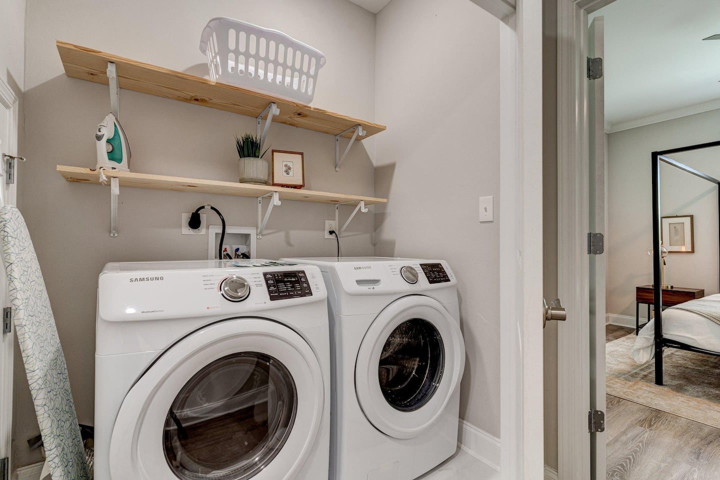 Washer and Dryer on site
