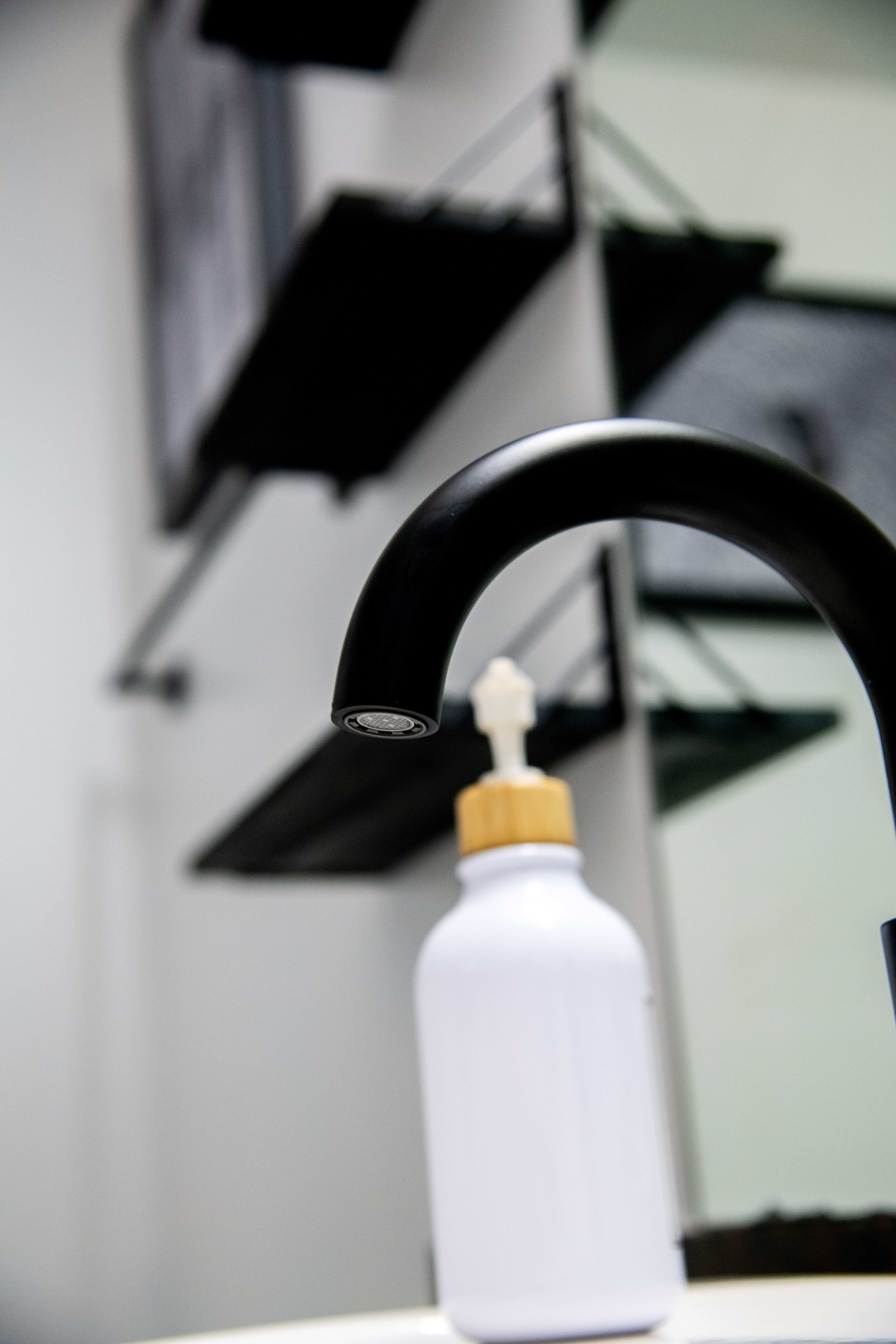 Enjoy complimentary soaps and self-care touches.