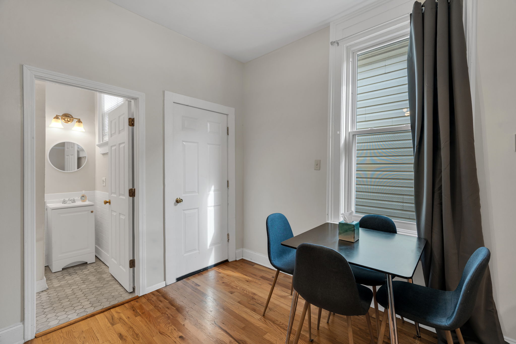 Bright dining nook for easy meals