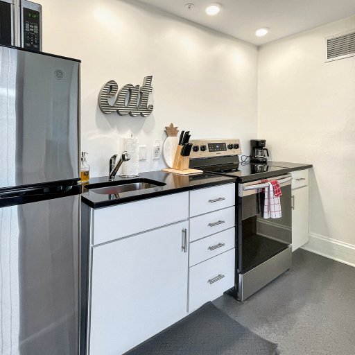 Fully Equipped Kitchen Area 