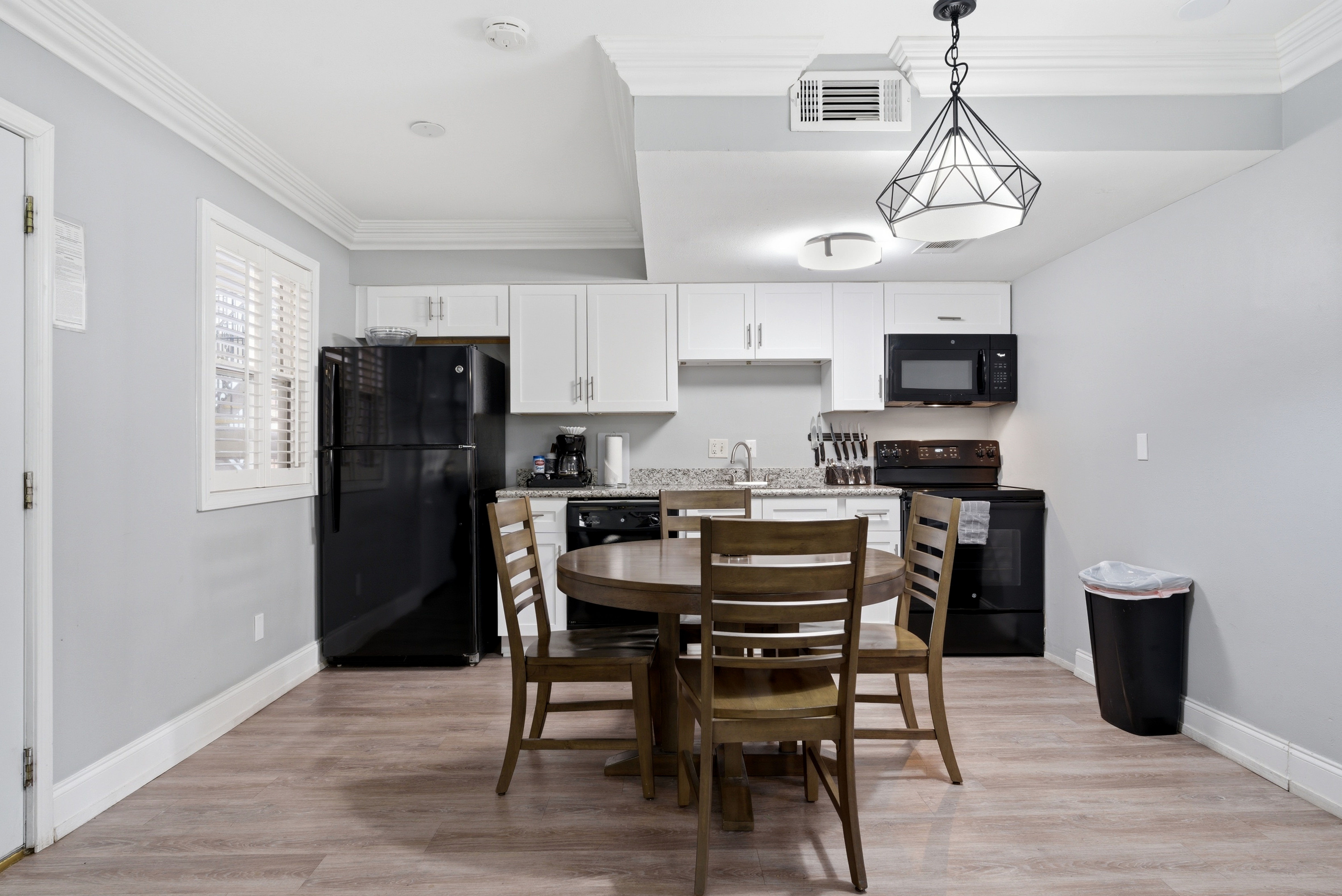 Bright gathering space with natural light