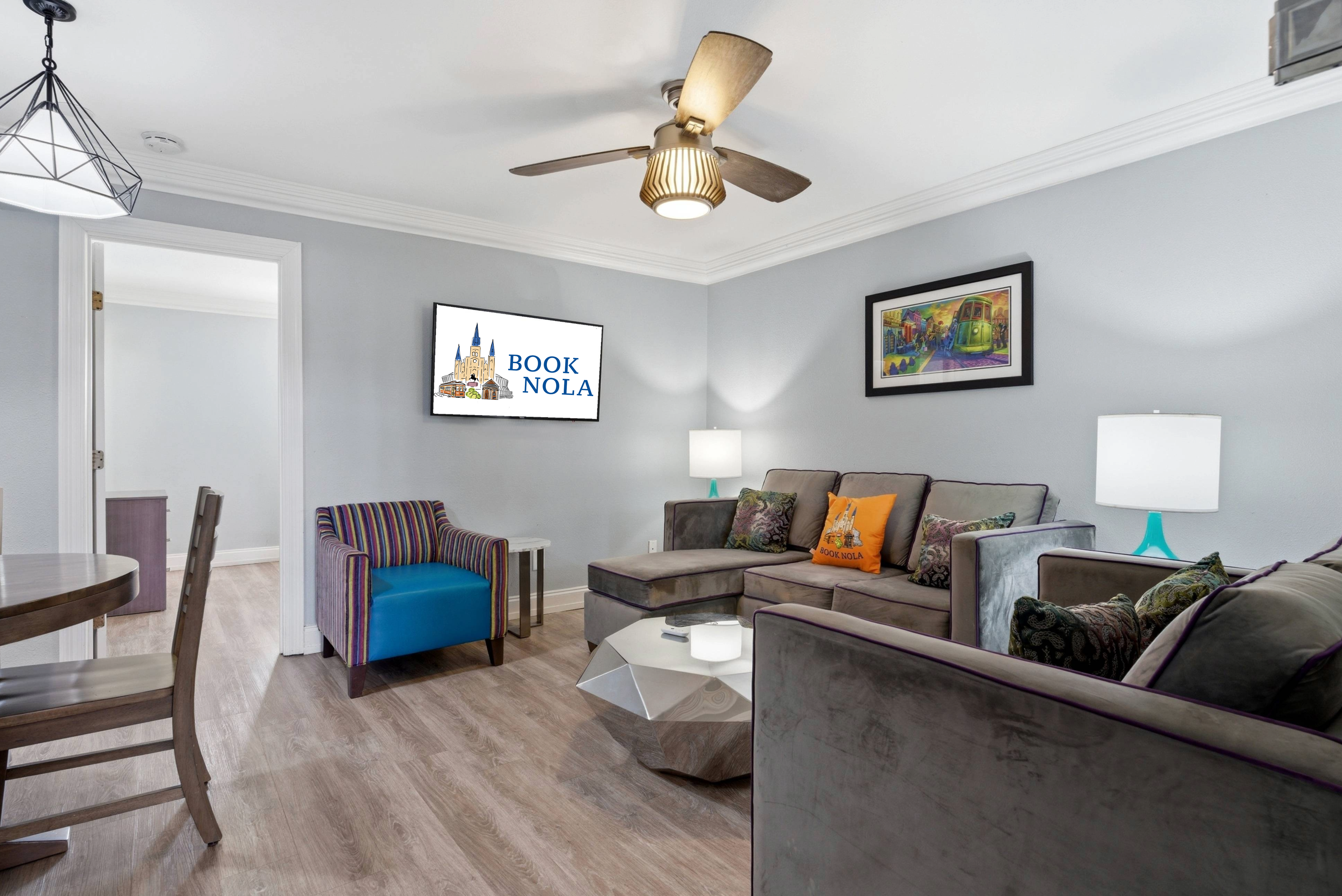 Inviting living room for relaxed evenings