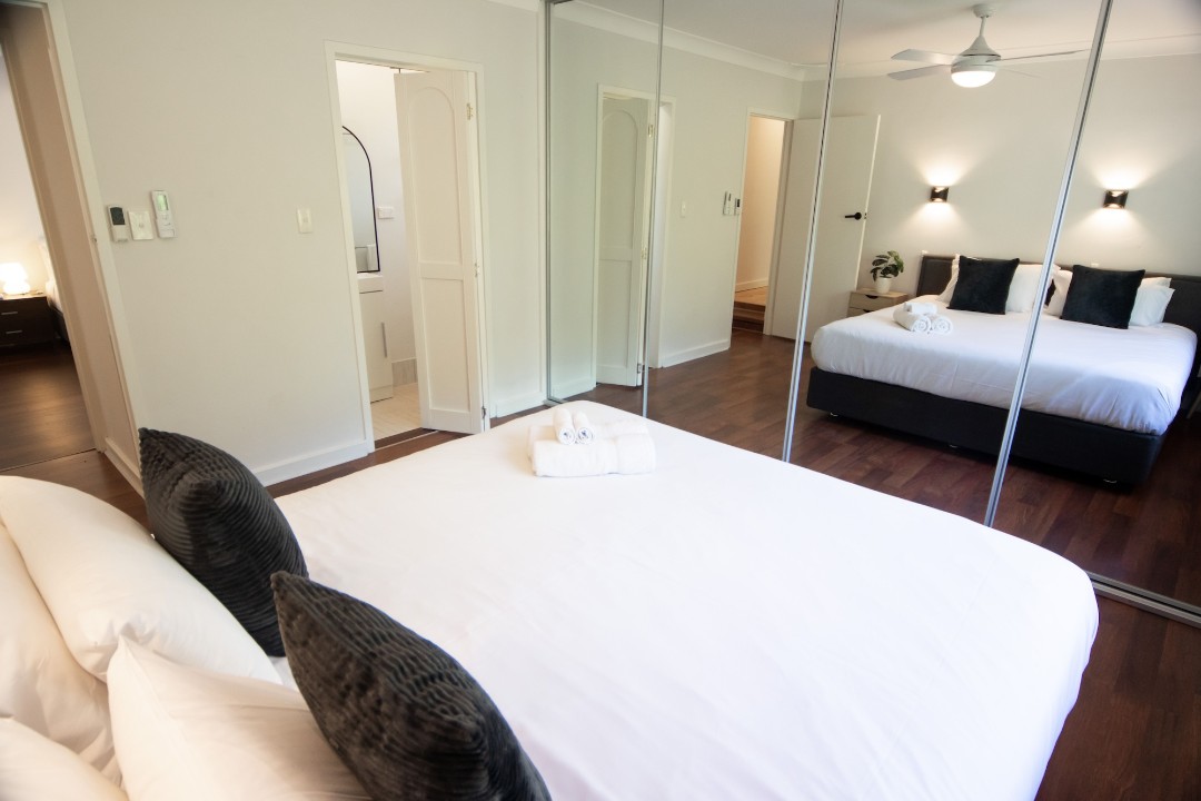 King, Queen, Double, King Singles, Single + Bunk – accommodating a variety of guest needs.