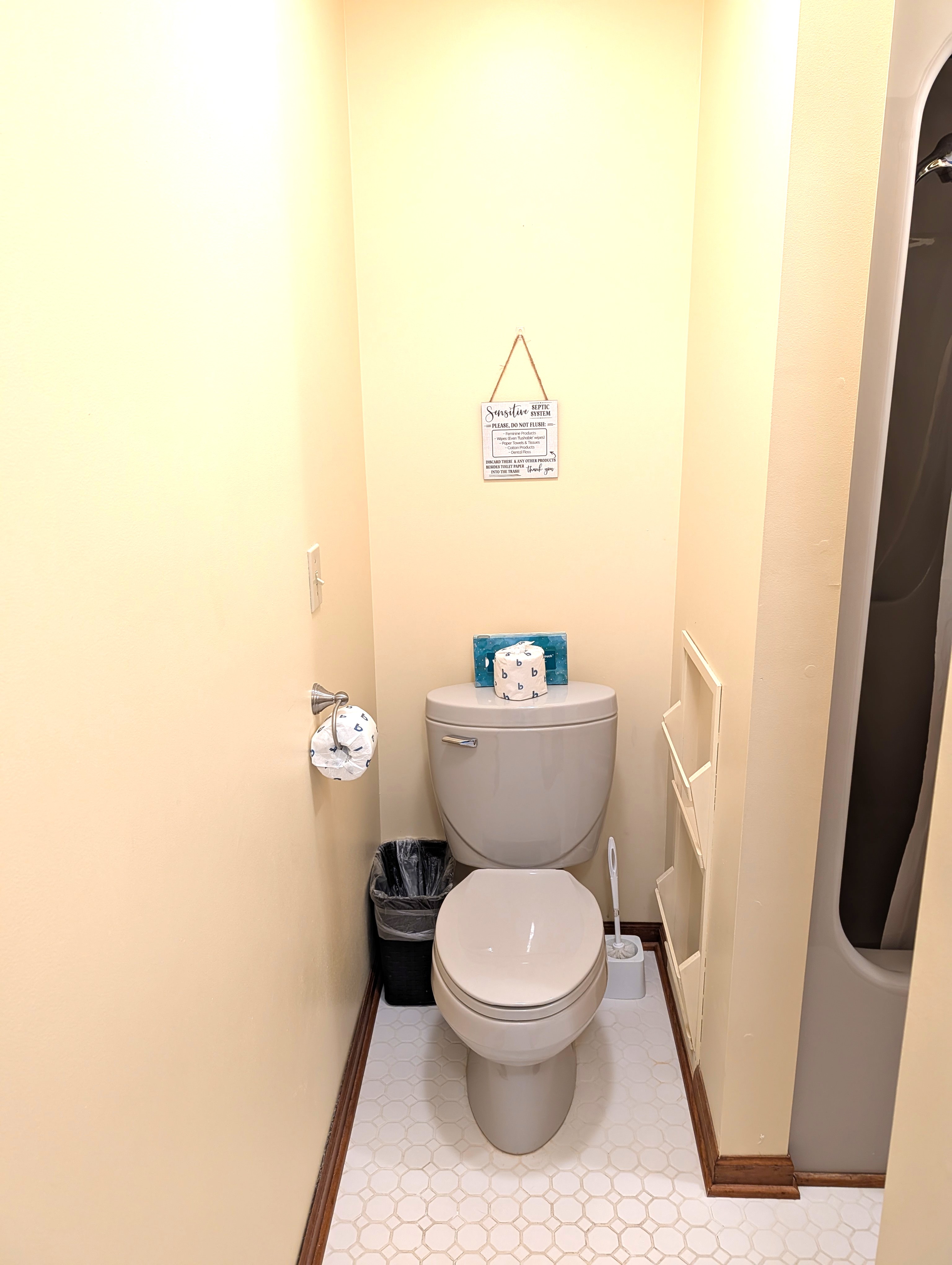 BATHROOM #3 (SECOND FLOOR):  This is a "jack and jill full bathroom" with private entrances from both Bedroom #3 and Bedroom #4.  Includes 2 separate sinks each with a mirror and vanity along with a toilet and a combination tub and shower.
