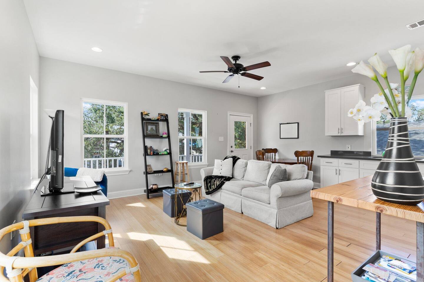 sunny living room space