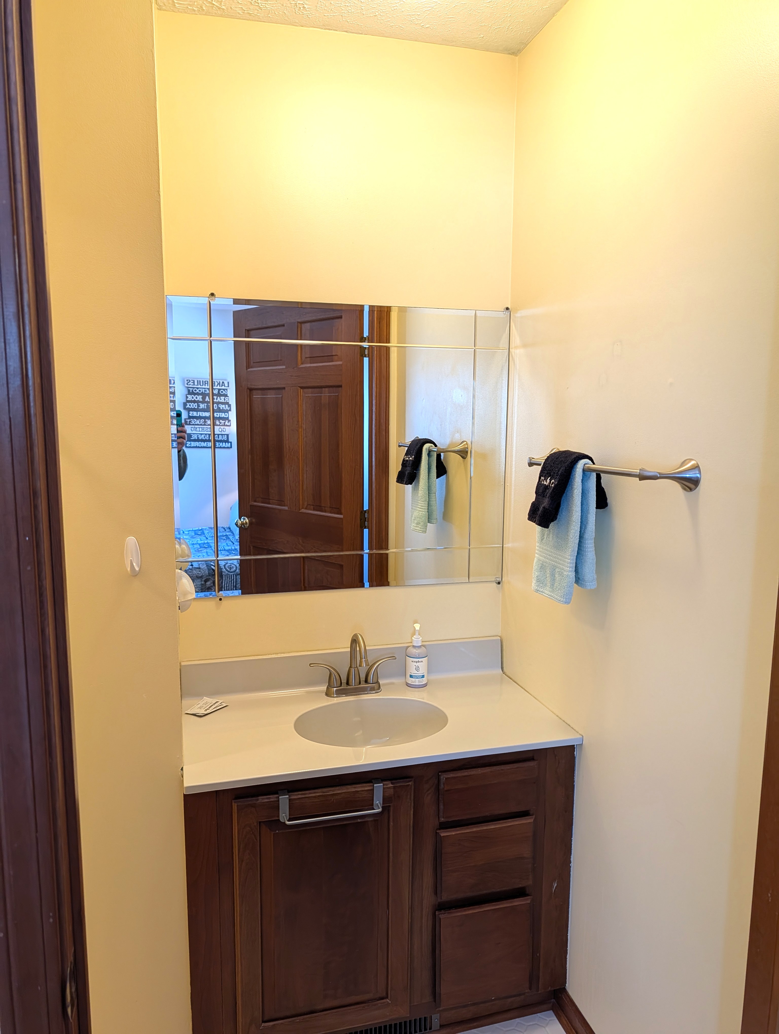 BATHROOM #3 (SECOND FLOOR):  This is a "jack and jill full bathroom" with private entrances from both Bedroom #3 and Bedroom #4.  Includes 2 separate sinks each with a mirror and vanity along with a toilet and a combination tub and shower.