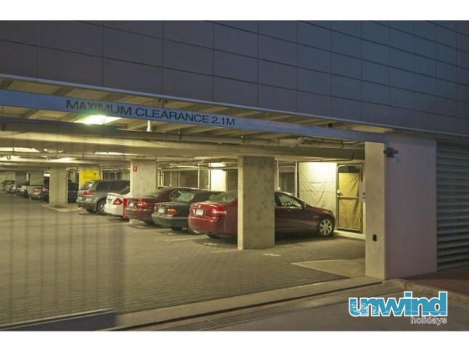 Secure undercover car park for guest peace of mind.