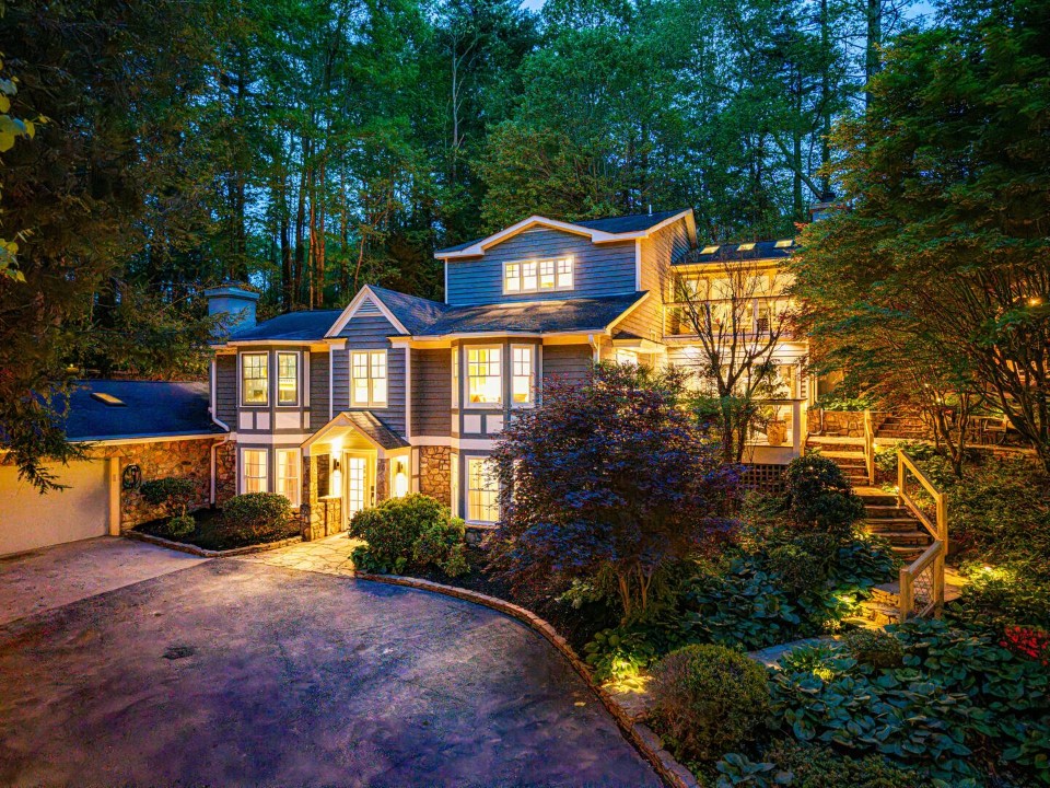 Wildernest Villa — luxury forest villa exterior near Asheville, NC