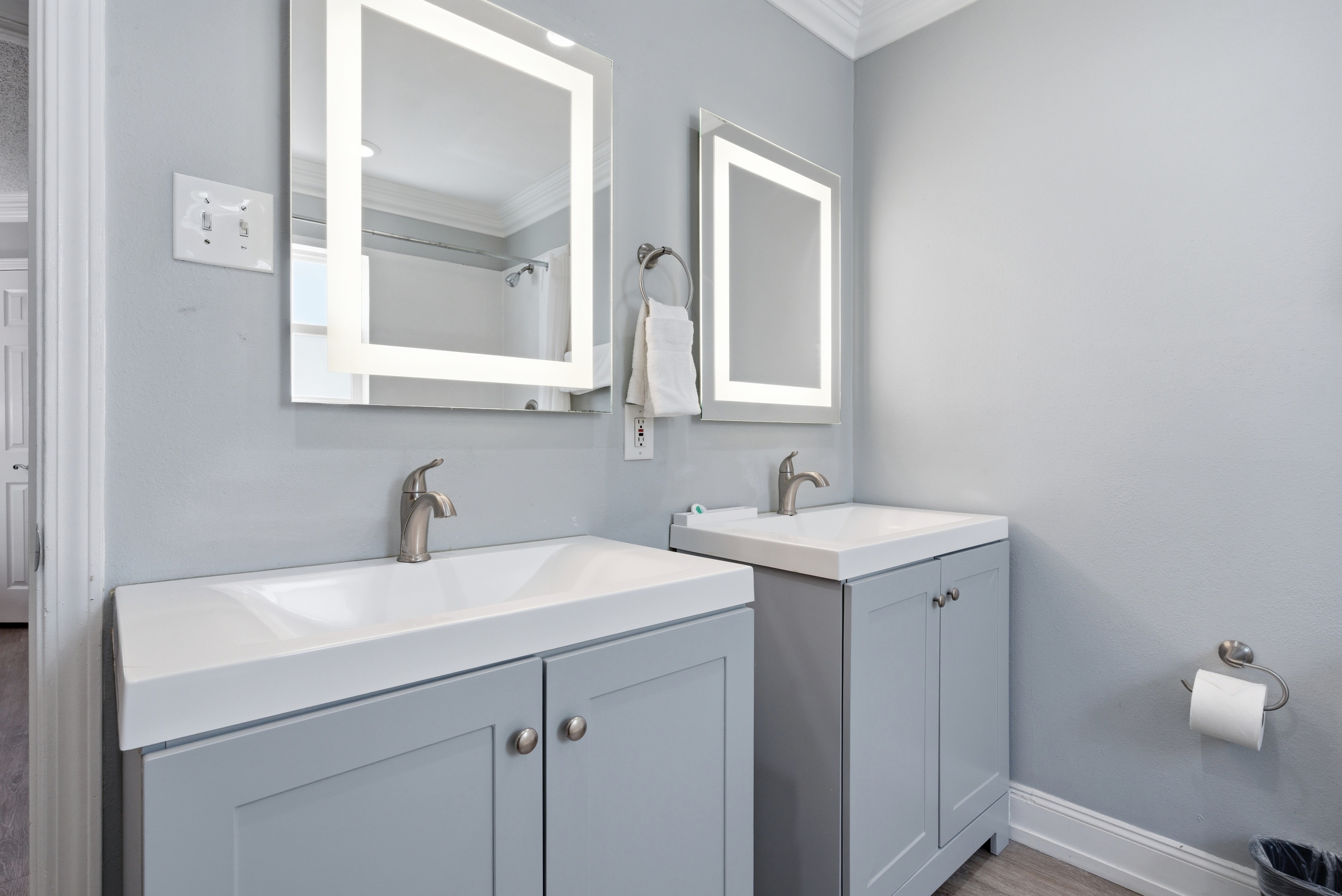 Fresh vanity with clean modern style