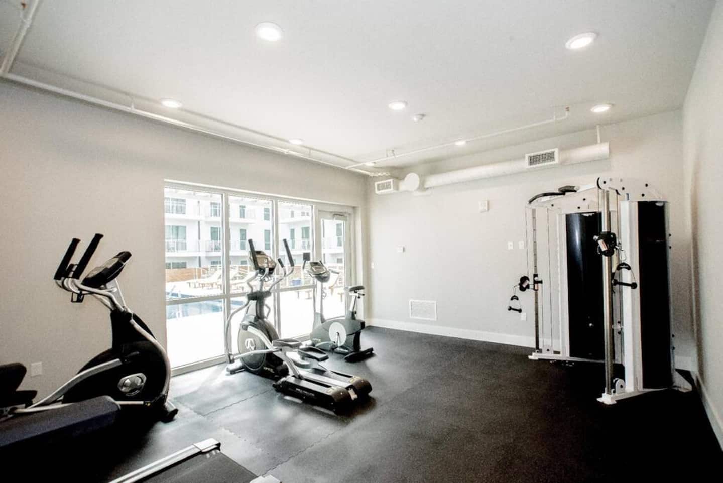 Gym amenities available!