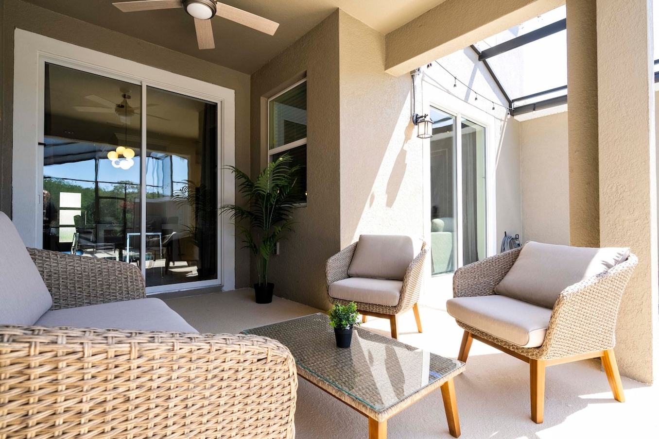 Create family memories by the private pool