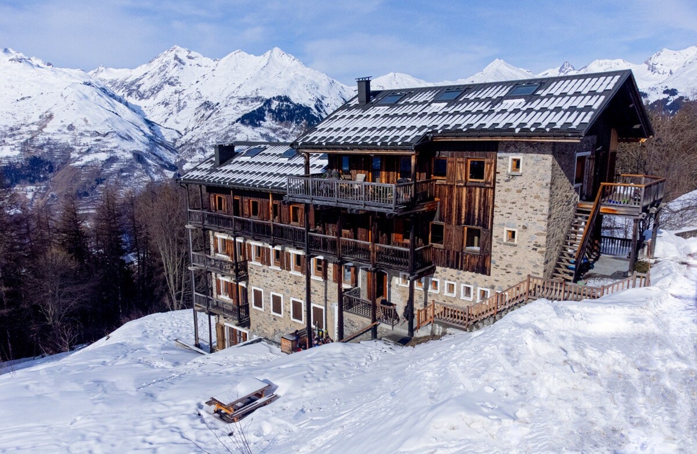 Chalet apt. Le Grand Roignais, Arc1600, ski in/out — Arc 1600, Les Arcs, Auvergne-Rhône-Alpes — vacation rental