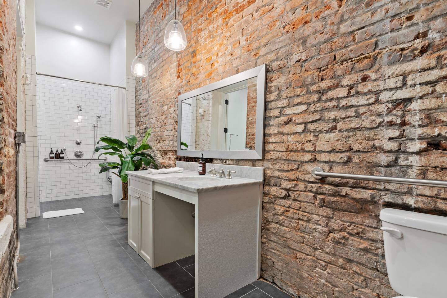 Spacious ensuite bathroom attached to bedroom 2