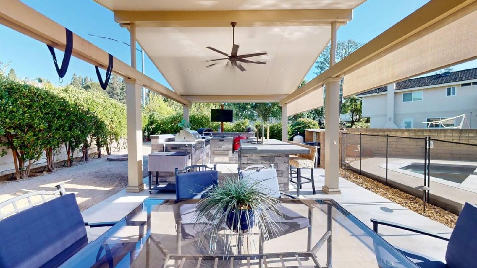 Hills Oasis: Pool, Spa, Gym, Entertainers backyard — Anaheim Hills, CA — vacation rental