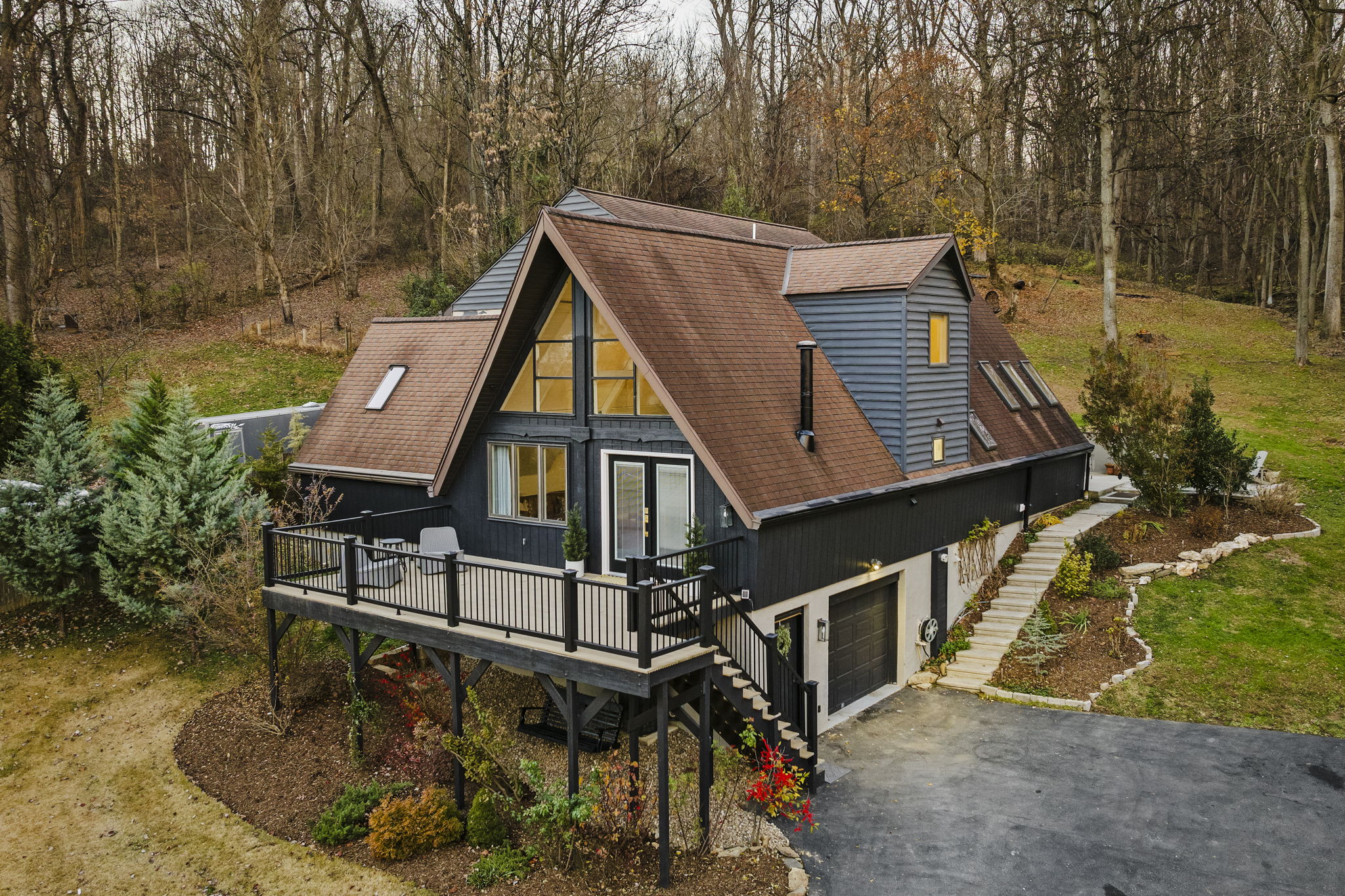 Casa Abide: Minimalist A-Frame with Kid's Playroom — Conestoga, PA — vacation rental
