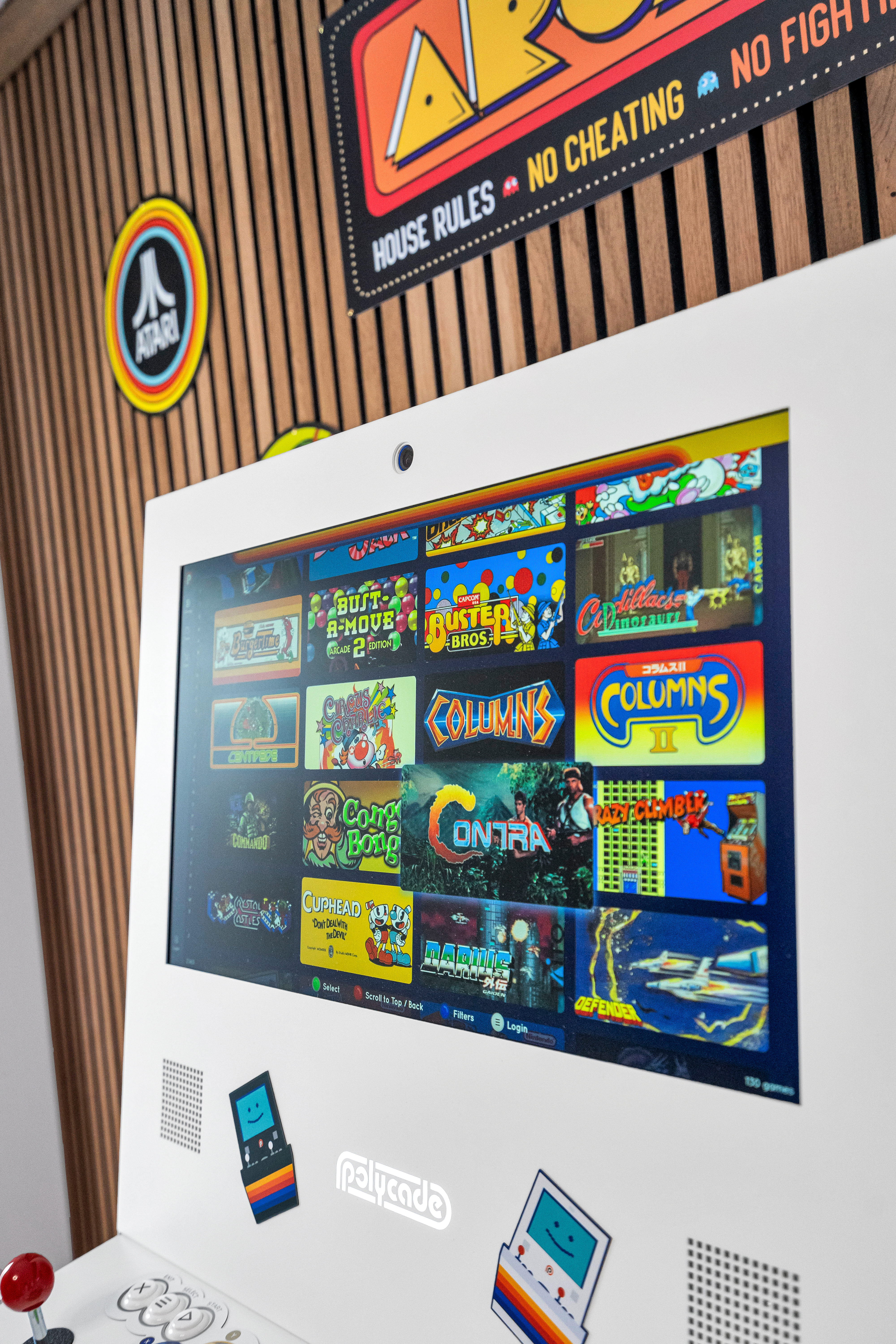 Retro gaming corner, play all the classics in style.