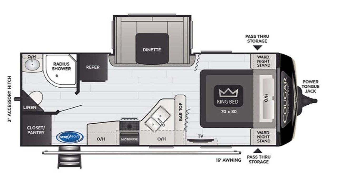 [66] 2021 Cougar RB floor plan